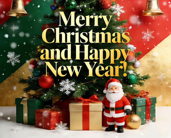 Voeux de fêtes : Joyeux Noël et bonne année !