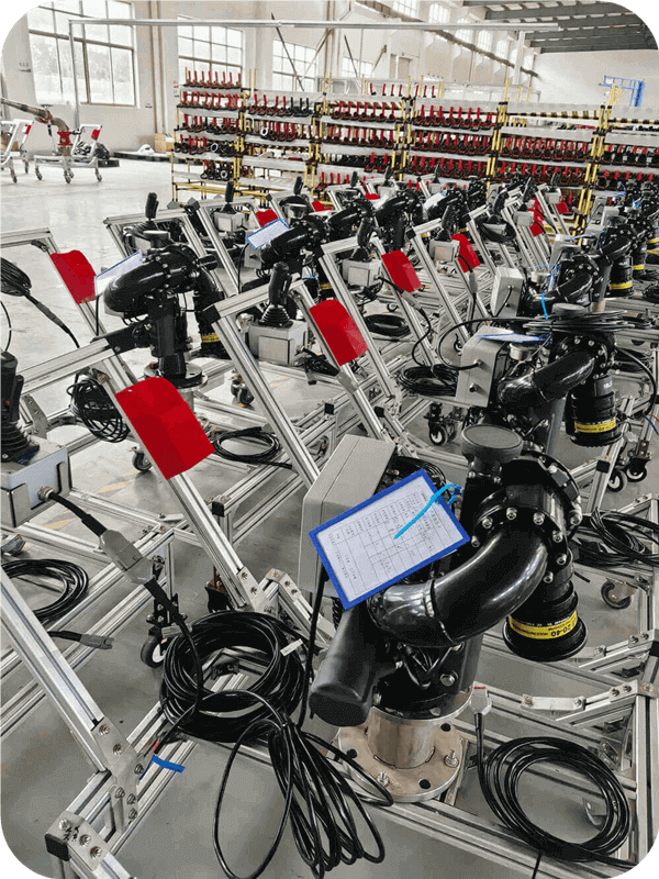 Mise à jour de l'avancement de la commande : votre nouvelle commande de moniteur d'incendie électrique personnalisé PSKD20-40 a été inspectée et expédiée